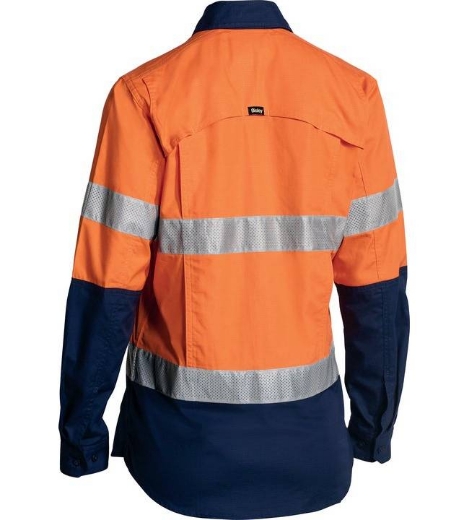 Picture of Bisley,Women's Taped X Airflow™ Ripstop Hi Vis Shirt